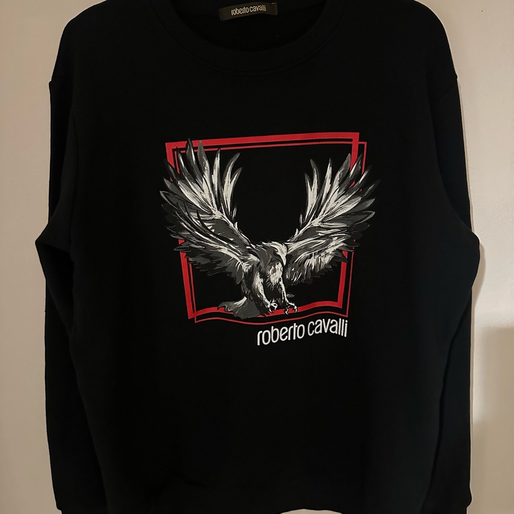 Roberto Cavalli Black Sweater w